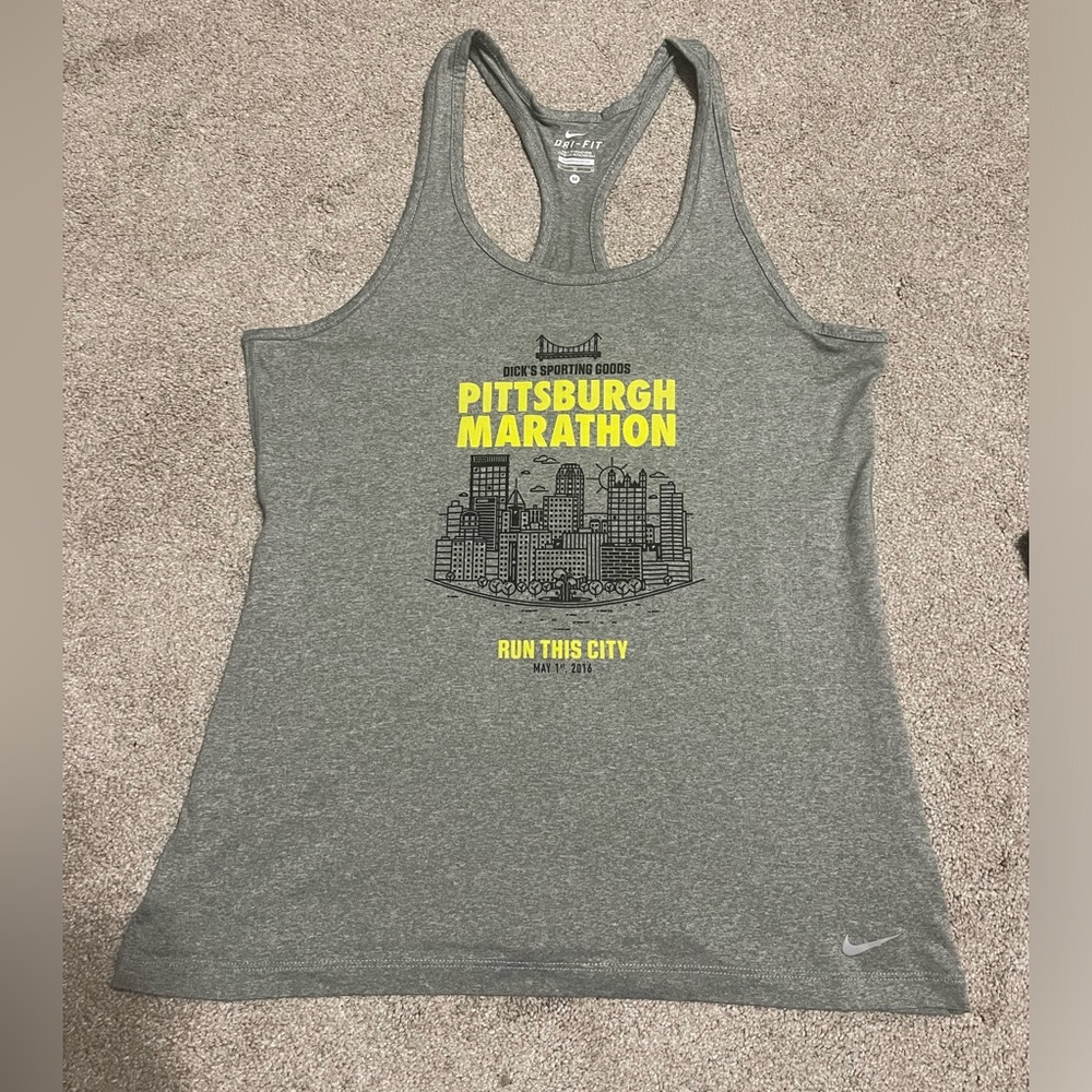 2016 Pittsburgh Marathon Nike Dri-Fit Tank Top